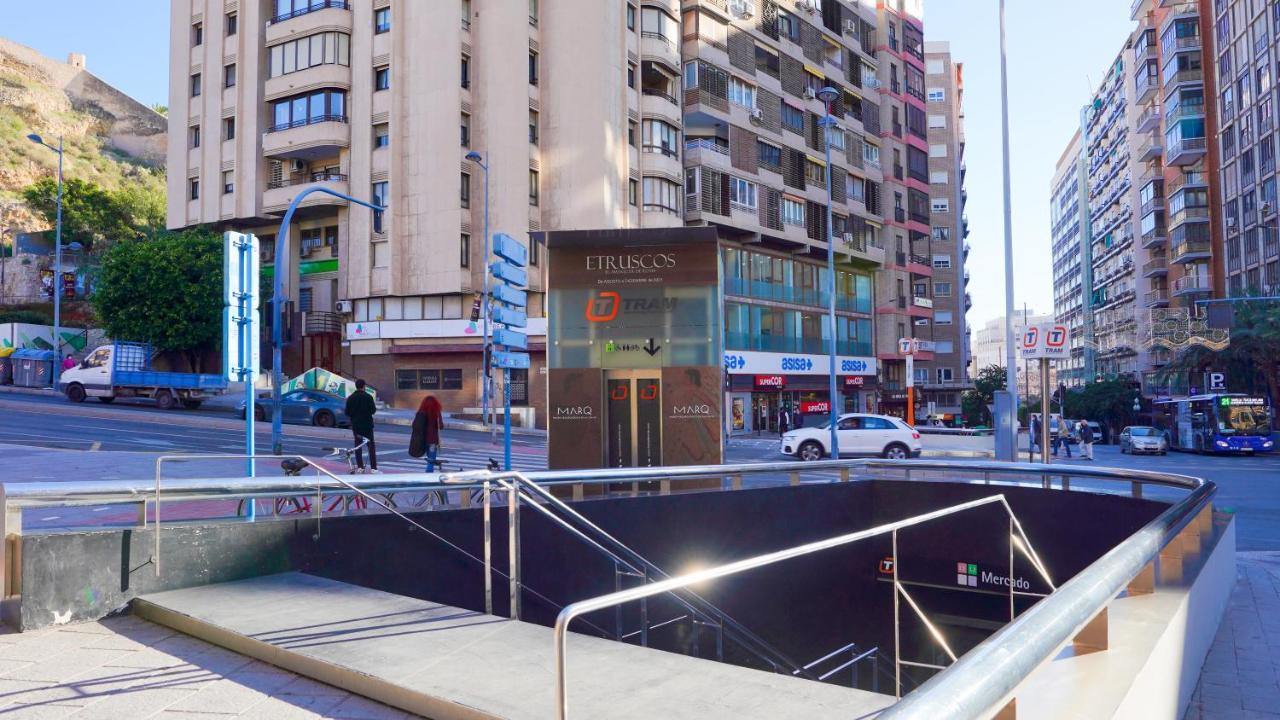 Stylish & Spacious Family Apartment Near Beach & Vibrant Historic Market Alicante Exteriör bild